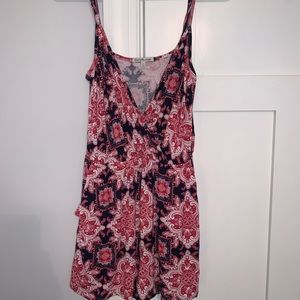 Charlotte Russe patterned romper